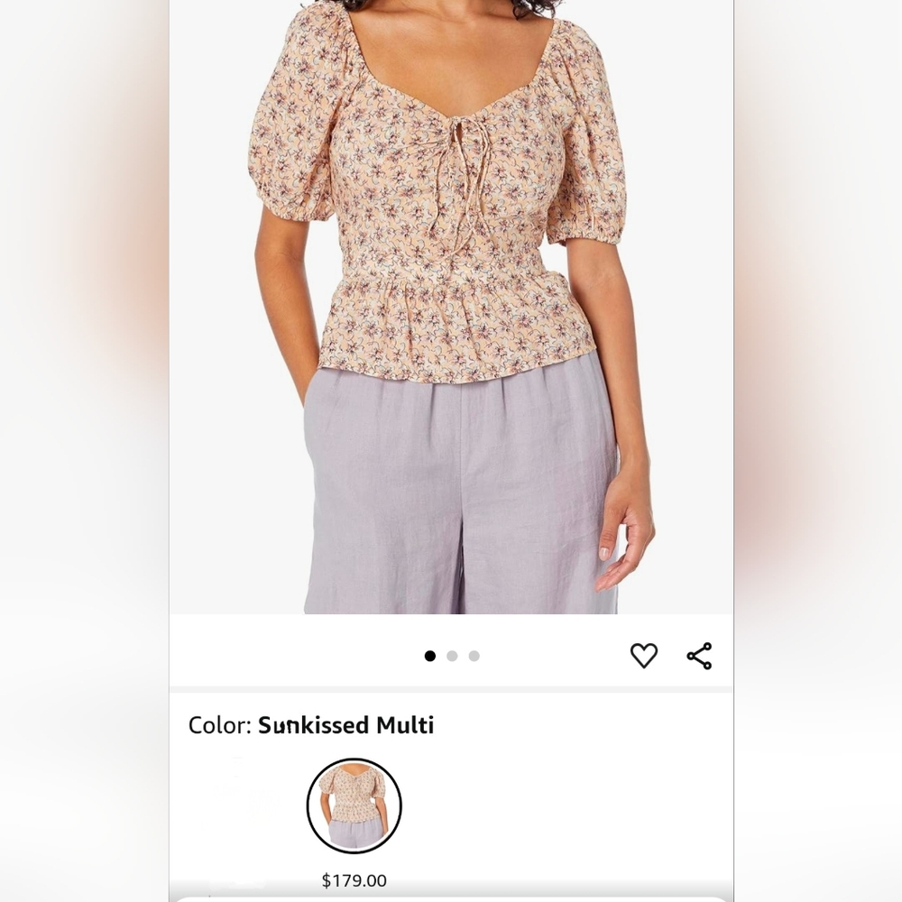 Paige Sun kissed Top, Size XS